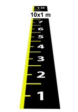 Afbeelding in Gallery-weergave laden, Sprinttracks 10x1 meter | 3 kleuren | Gele belijning