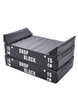 Afbeelding in Gallery-weergave laden, Fitness | Drop blocks PRO 15 cm | Set van 2 stuks