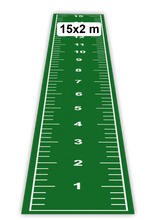 Afbeelding in Gallery-weergave laden, Sprinttrack 15x2m | groen/wit