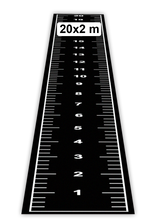 Afbeelding in Gallery-weergave laden, Sprinttrack 20x2m | zwart/wit