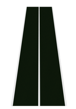 Afbeelding in Gallery-weergave laden, Zwarte sprinttrack voorzien van duidelijke witte lijnen, ideaal voor trainingen waar precisie vereist is in sportscholen en trainingscentra.