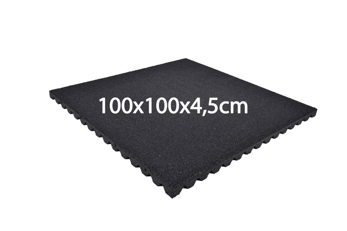 Rubber tile - 100x100x4,5 - fitness
