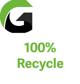 100% RECYCLE Rubberen Tegels