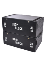Afbeelding in Gallery-weergave laden, Fitness | Drop blocks PRO 30 cm | Set van 2 stuks
