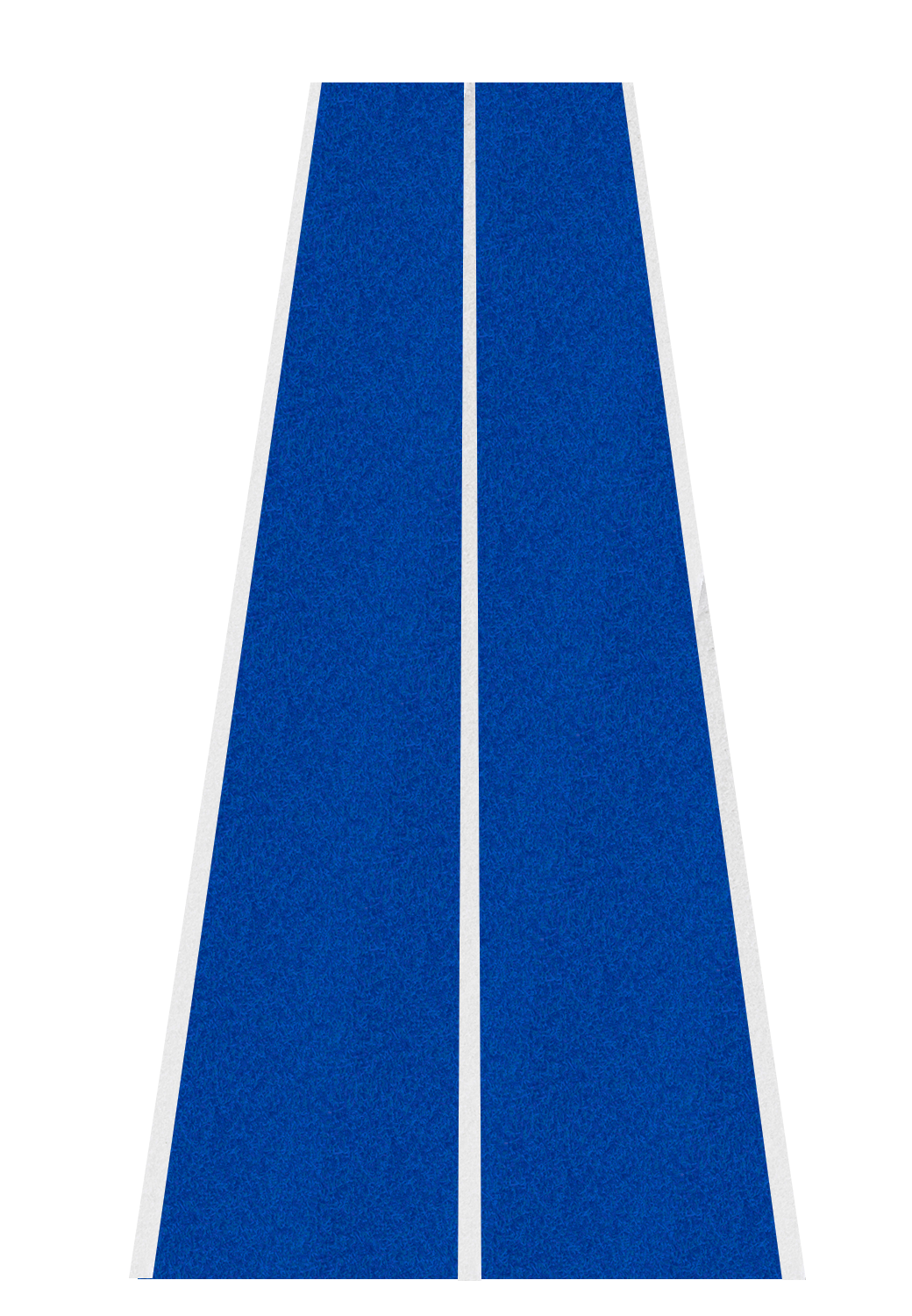 Sprint track 10x2m | Blue with lines